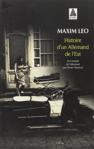 Histoire d'un Allemand de l'Est